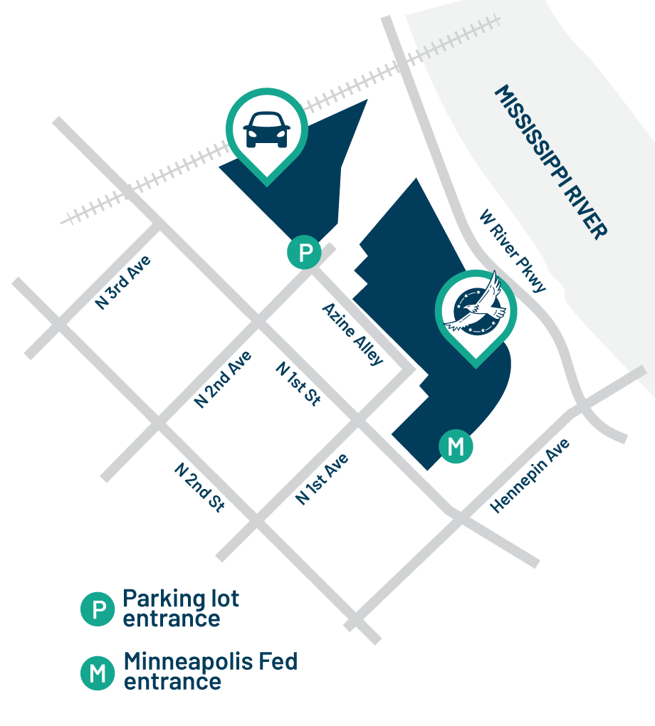 Minneapolis Fed parking map