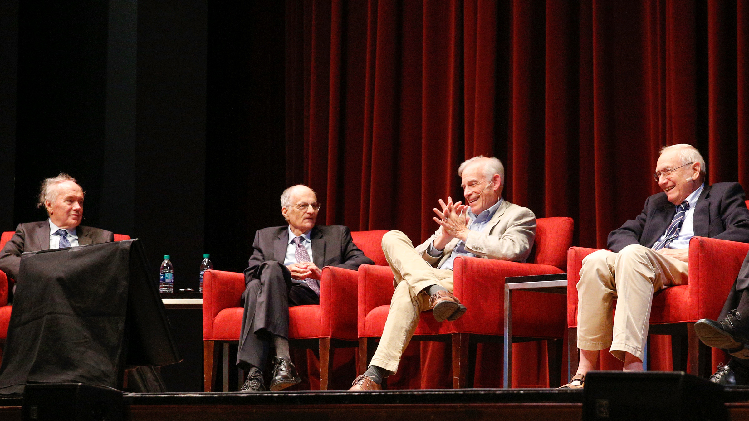 The four horsemen during their panel
