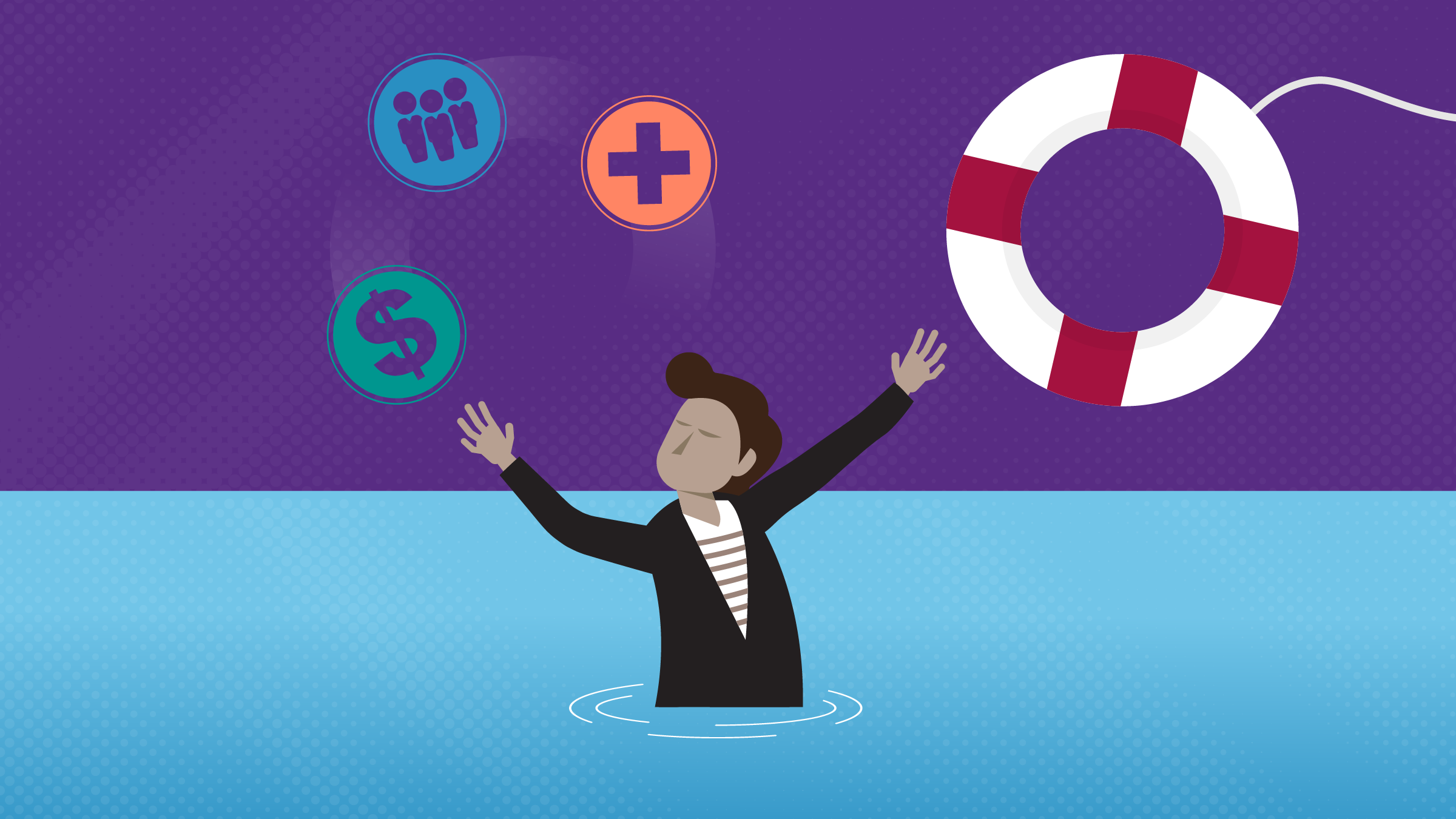 Businesses treading water