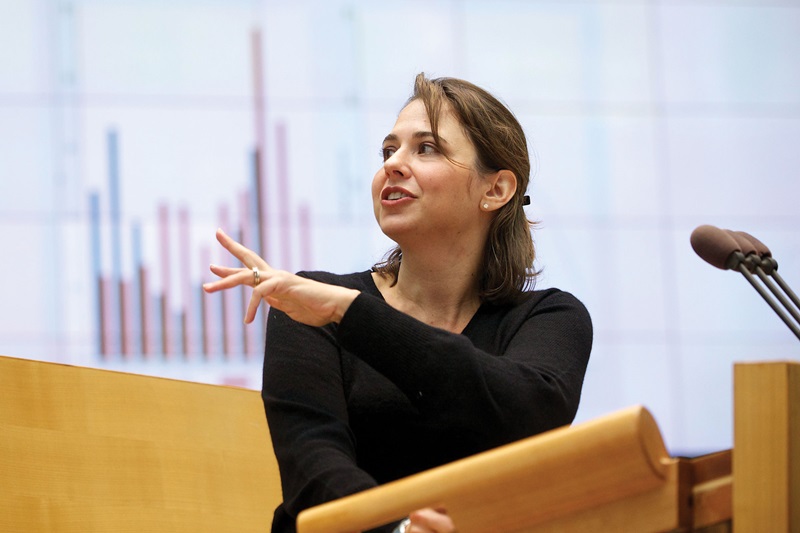 Sandra Black presenting