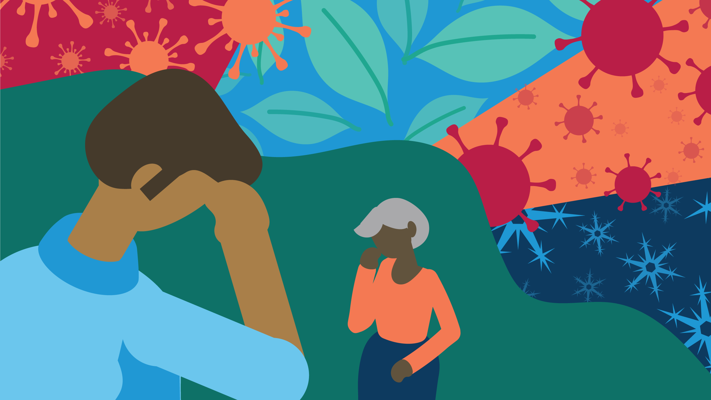 Fatigue, seasons, and varients - elements of our COVID-19 fate key image