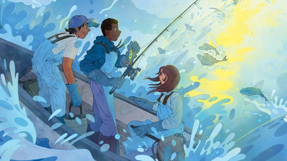 Fishing illustration