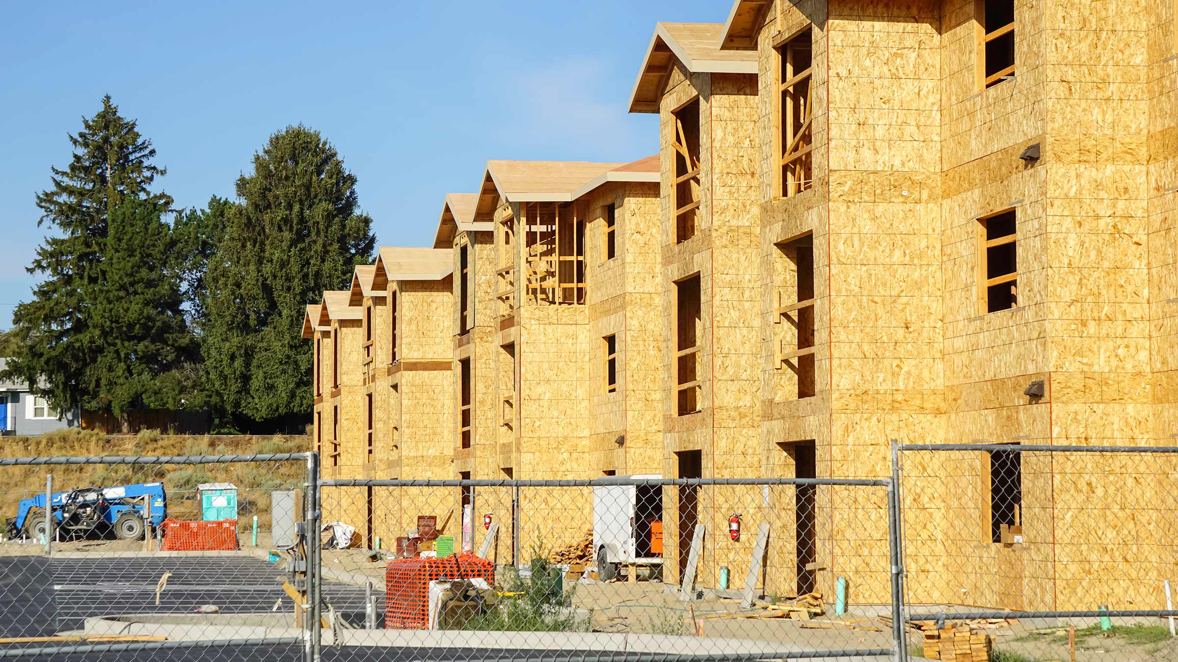 New apartment building under construction