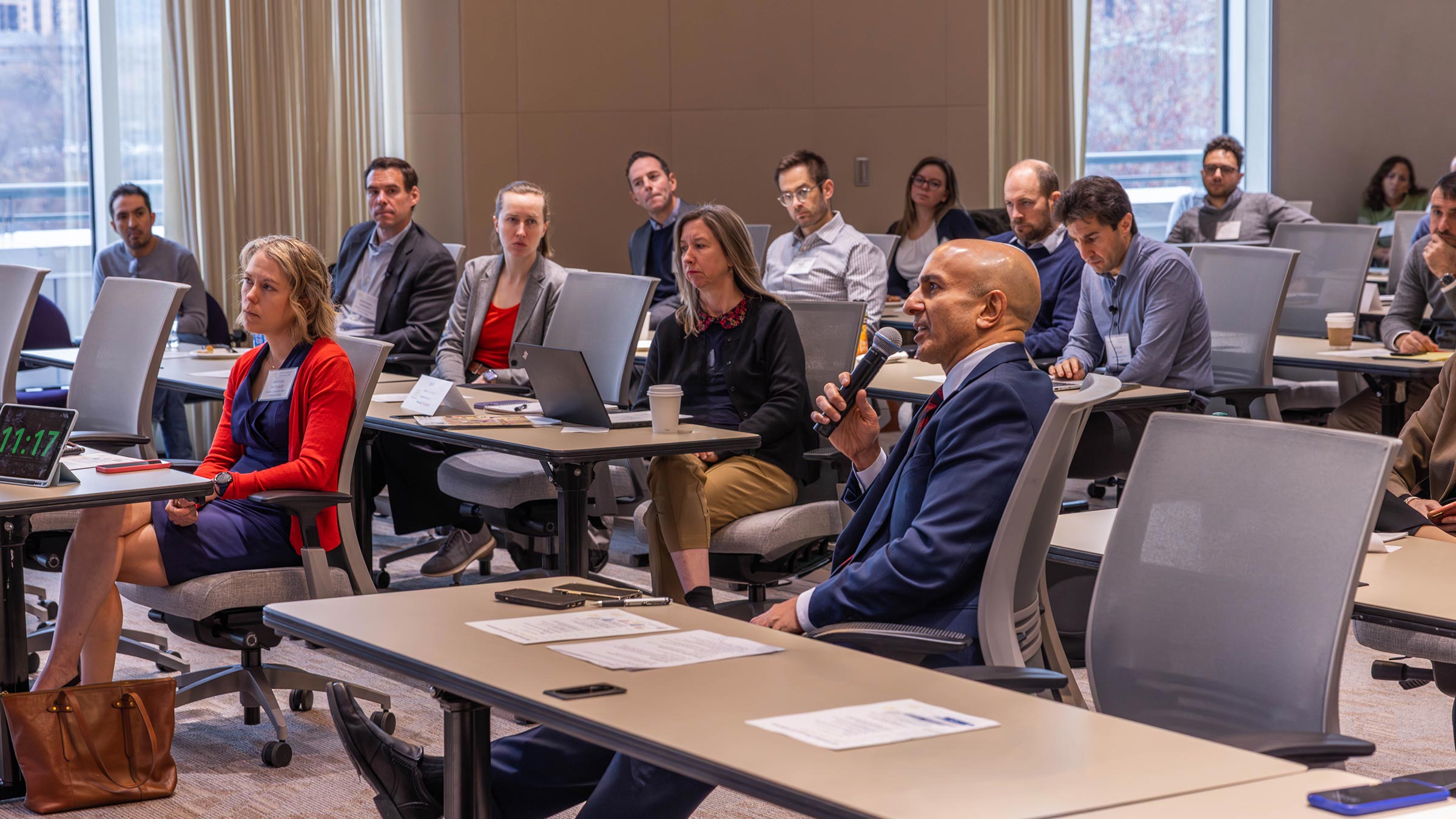 President Neel Kashkari (Federal Reserve Bank of Minneapolis) and audience.