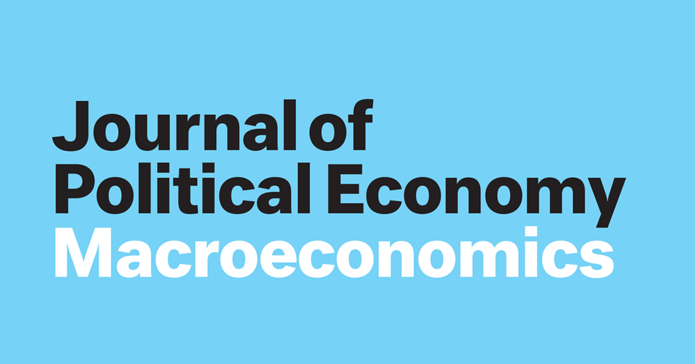 Journal of Political Economy Macroeconomics wordmark