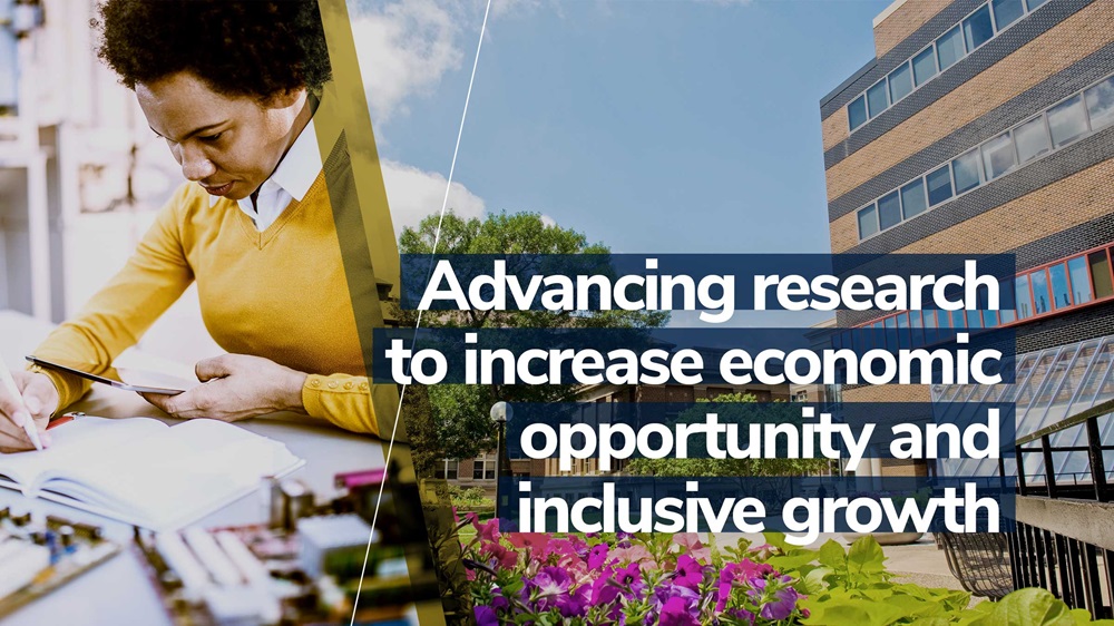 Institute's mission: Conducting research to increase economic opportunity and inclusive growth