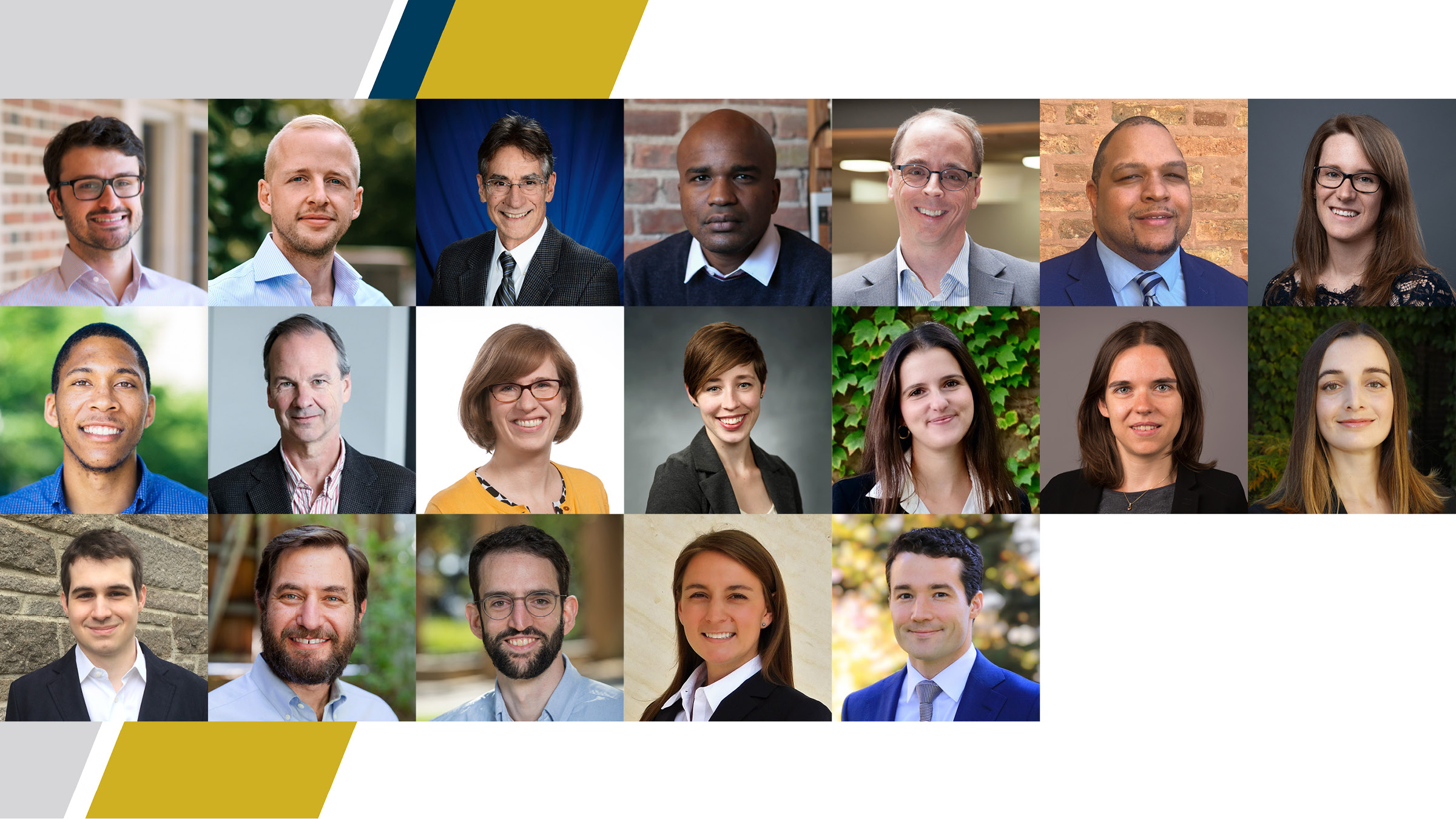 portraits for the 2023-2024 cohort of visiting scholars