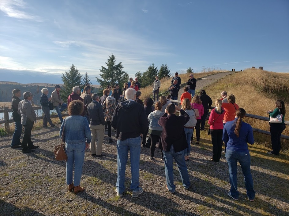 NAFIs tour the SKQ Hydroelectric Dam Project