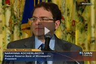 Video of Narayana Kocherlakota's May 10 Speech on C-Span