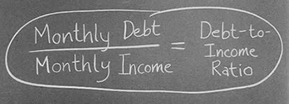 Debt-to-Income Ratio on Blackboard
