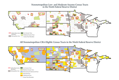 Census Tracts in the Ninth Federal Reserve District