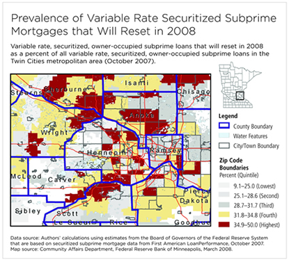 Subprime Mortgages that will reset in 2008