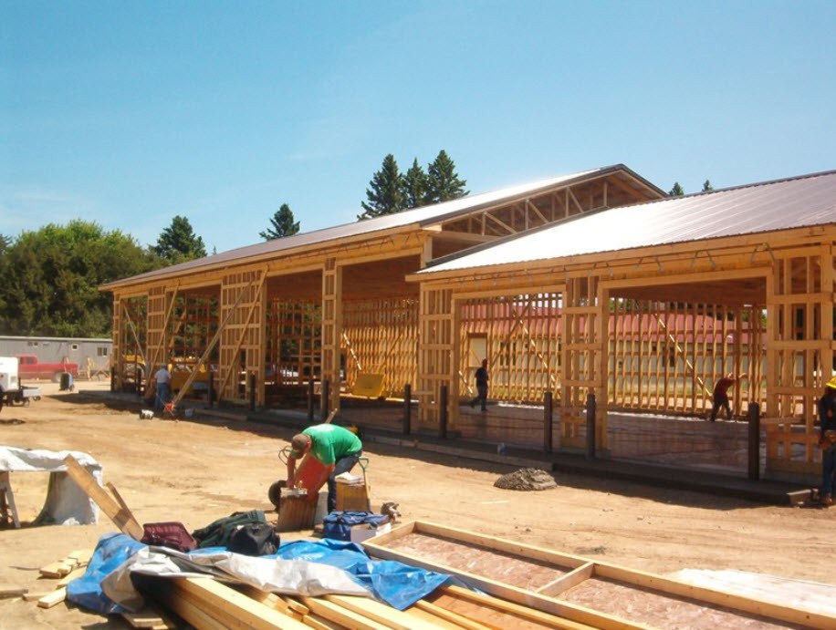 A Frontier Construction project site. The company is one of many Native-owned contracting firms that have had difficulties obtaining surety bonds.