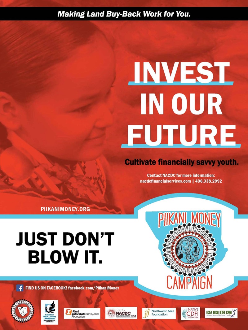 Piikani Money Campaign - Poster