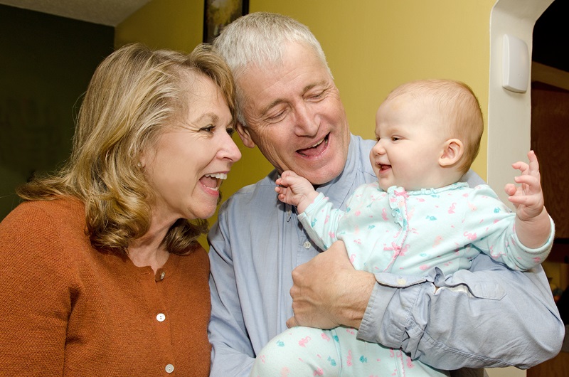 Grandparents and Frankie, 3-column
