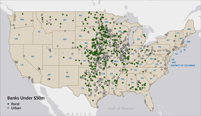 Map: Banks under $50m