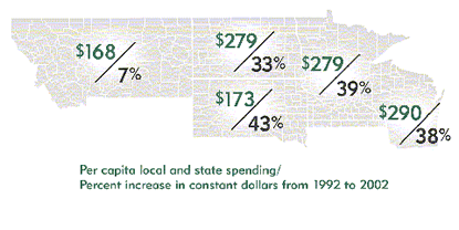 Map: Higher Education Spending 2002