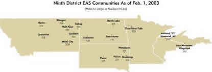 Map of EAS Communities