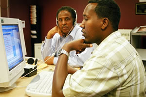 Photo: Immigrants at the Pelican Rapids Public Library
