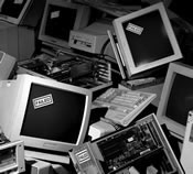 Discarded Computer Monitors