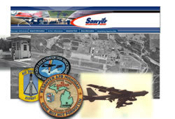 Images: Sawyer, Plane, Logos