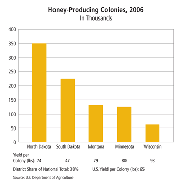 Chart: Honey-Producing Colonies, 2006