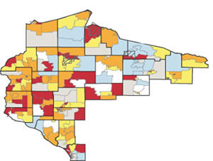 Northwestern Wisconsin Map