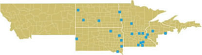 Map: Wal-Mart Expansion in the Ninth District, 1986-1990