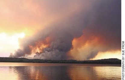 The 2007 Ham Lake fire in northern Minnesota was the biggest in the state in 90 years, scorching 36,000 acres and more than 100 homes and  cabins.
