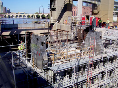 St. Anthony Lock and Dam near Minneapolis