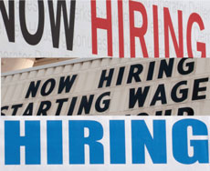 Now hiring