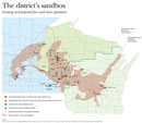 The district's sandbox