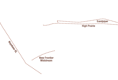 Proposed oil pipelines