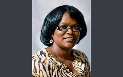 Nolay Freeman heads the nursing staff of St. Therese at St. Odilia, a palliative care facility in the Twin Cities. She came to Minnesota as a refugee from Liberia.