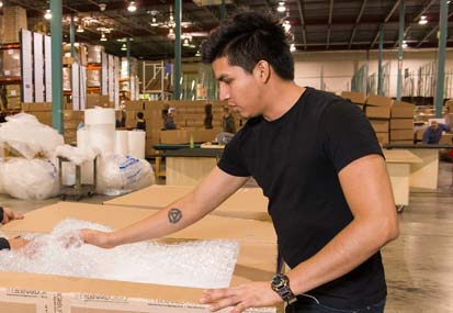 Raul Tornel has been with Award Staffing since January 2011. He is shown here at The Bernard Group in Chaska, Minn.