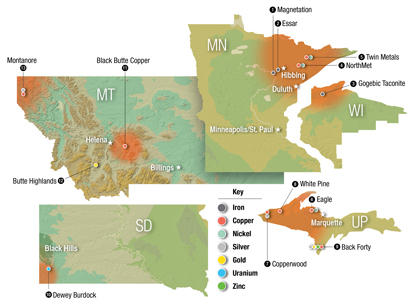 New metal mining development in the Ninth District
