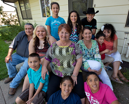 Photo of the Haskell family