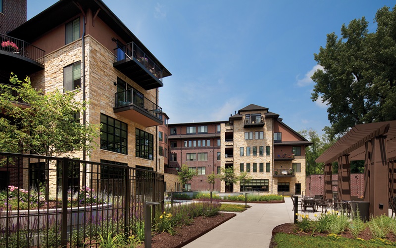 Many assisted living facilities, such as Folkestone, are part of campuses offering a continuum of long-term care and amenities that include fitness centers, restaurants and shopping.