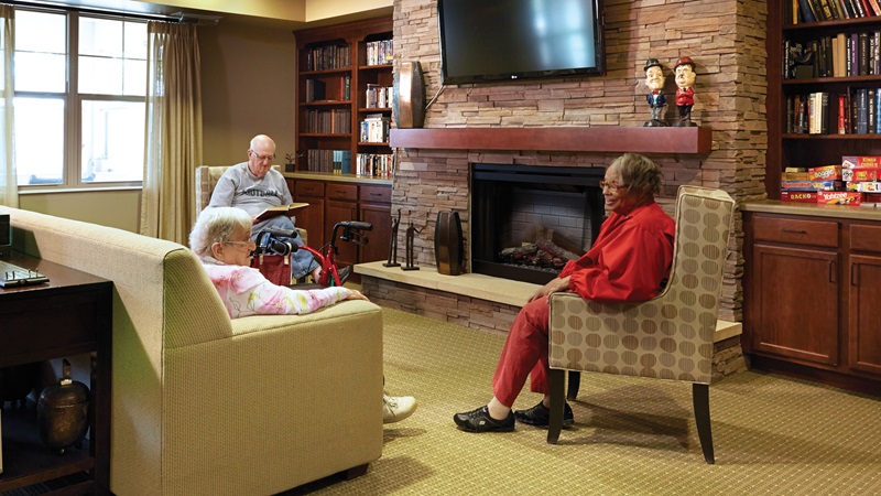 Assisted living providers like Minnehaha Senior Living strive for a homelike atmosphere.