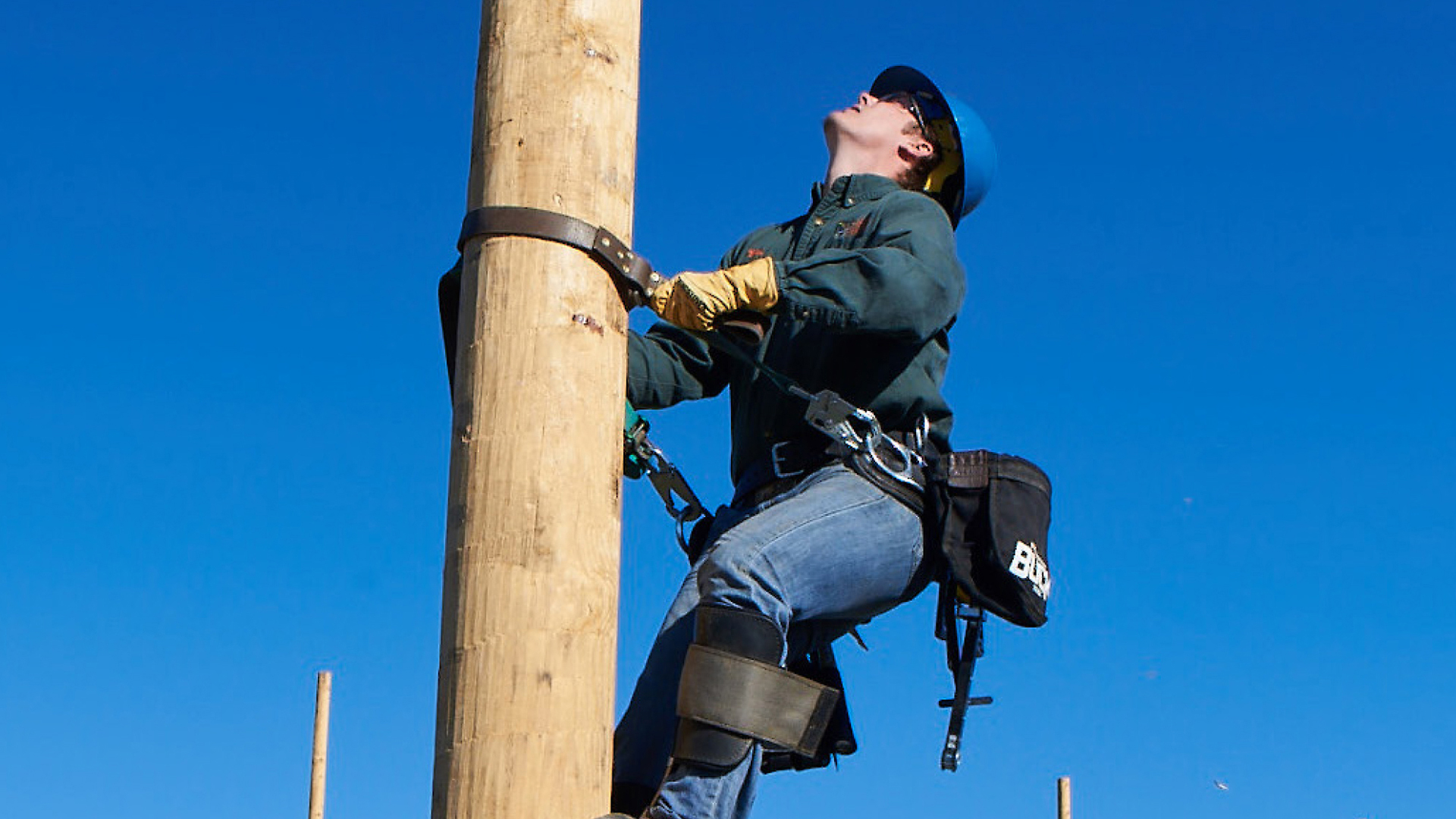 man climbing