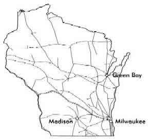Map Wisconsin Railroads