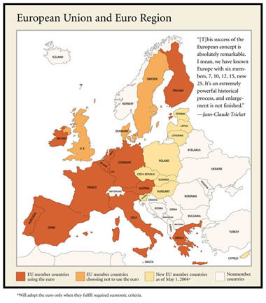 Map of the European Union
