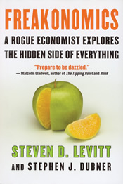 Book cover: Freakonomics