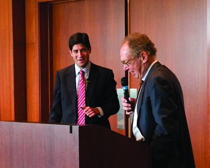 Photo: Federal Reserve Governor Kevin Warsh and Minneapolis Federal Reserve Bank President Gary Stern