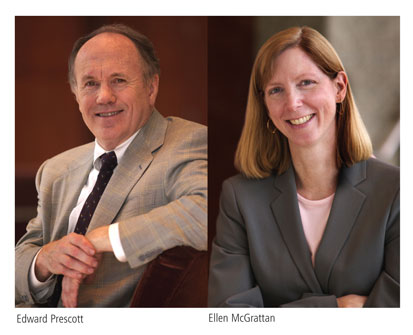 Edward Prescott and Ellen McGrattan