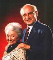 Photo of Milton Friedman and Rose D. Friedman