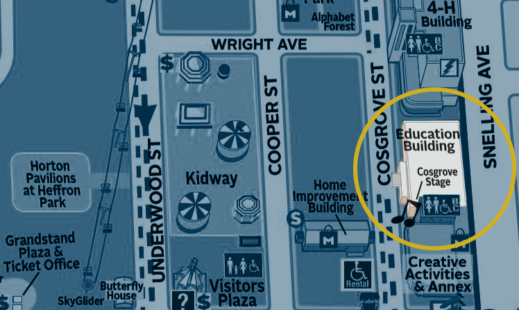 State Fair Education Building Map