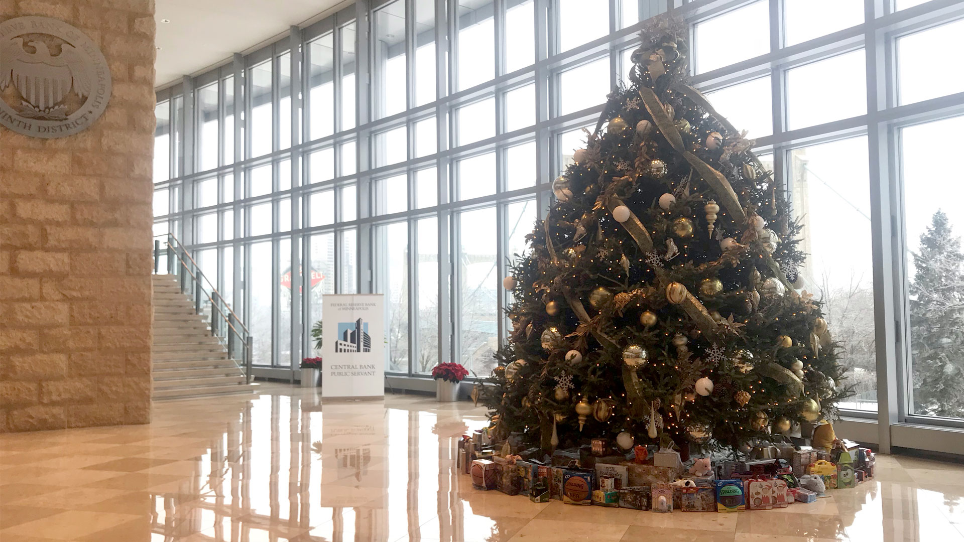 Toys for Tots Tree 2018