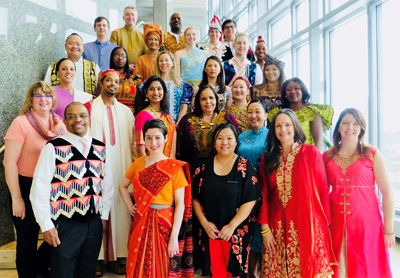 EDAC Fashion show group photo