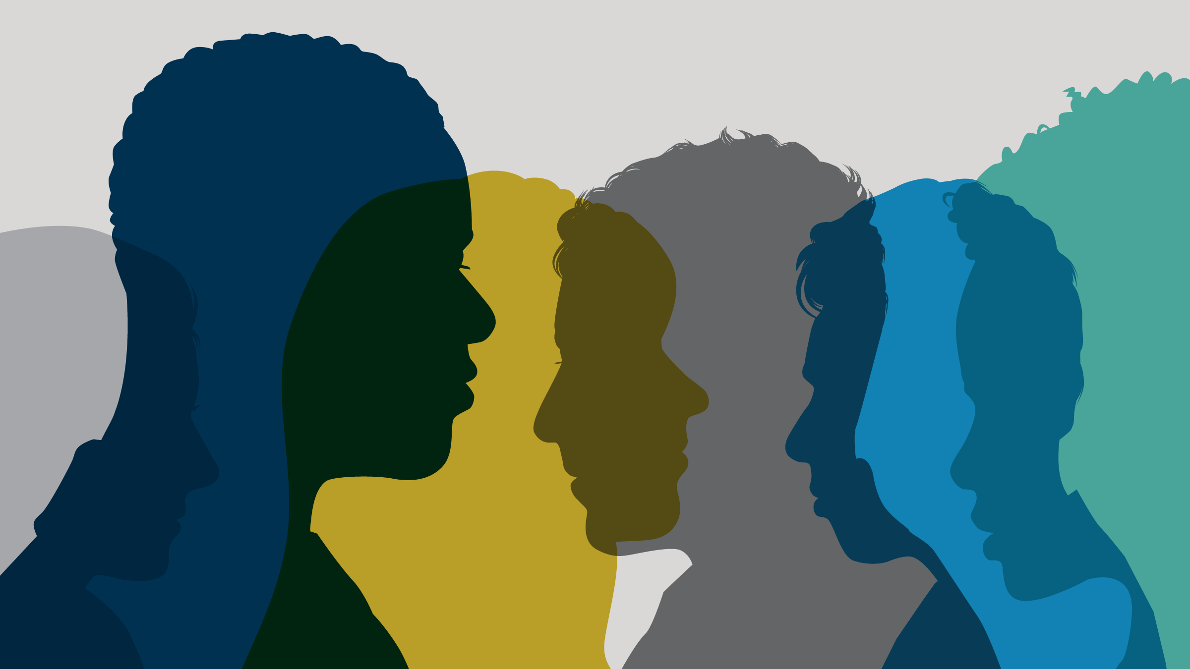 silhouettes of figures